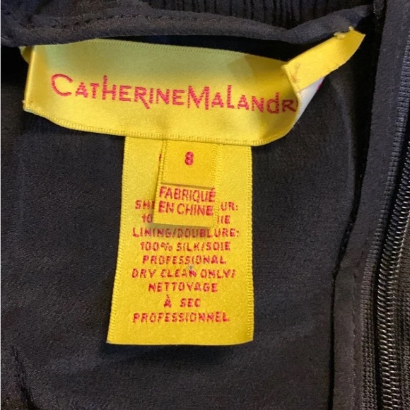 Catherine Malandrino silk mini dress women’s size 8 - Picture 11 of 12